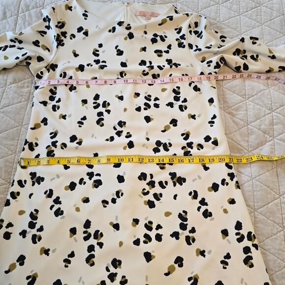 Hutch Anthropologie Shift Dress Women's L Animal Print Classic Career Chic READ - Picture 9 of 10